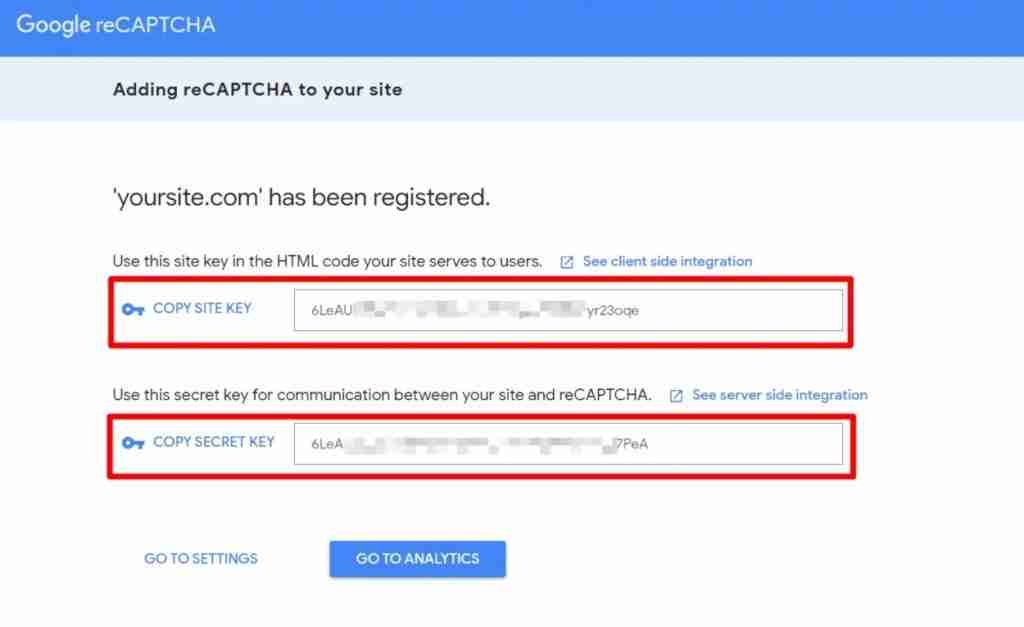 How to Integrate Google reCAPTCHA in Your WordPress Forms 8 Integrate Google reCAPTCHA