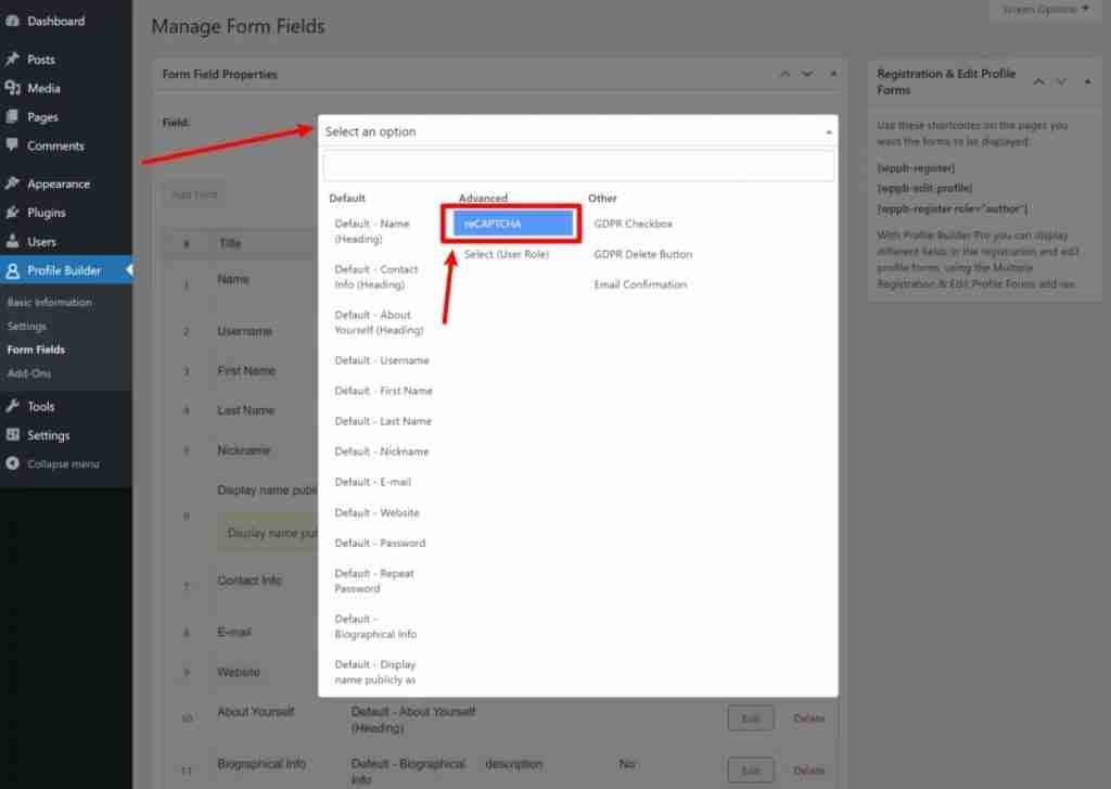 How to Integrate Google reCAPTCHA in Your WordPress Forms 9 Integrate Google reCAPTCHA