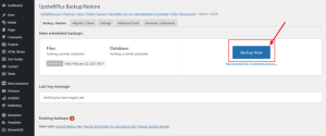 Learn How to Back Up Your WordPress Website: With or Without a Plugin 2 Backup of UpdraftPlus WordPress Plugin