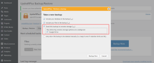 Learn How to Back Up Your WordPress Website: With or Without a Plugin 7 send this back to remote storage