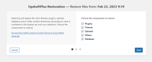 Learn How to Back Up Your WordPress Website: With or Without a Plugin 10 Restore Everything