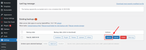 Learn How to Back Up Your WordPress Website: With or Without a Plugin 9 Restore a Backup with UpdraftPlus