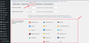 Learn How to Back Up Your WordPress Website: With or Without a Plugin 5 configure WordPress remote storage destination